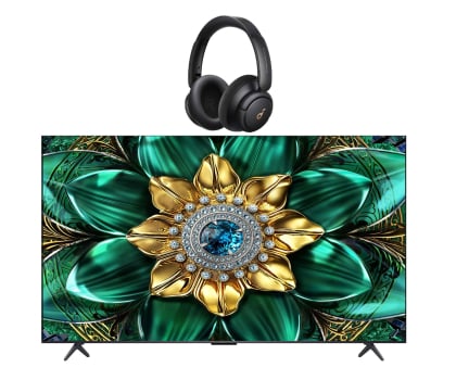 Telewizor 65" TCL  65Q6C MiniLED 144Hz QLED, Google TV + Life Q30 (Upgraded) c